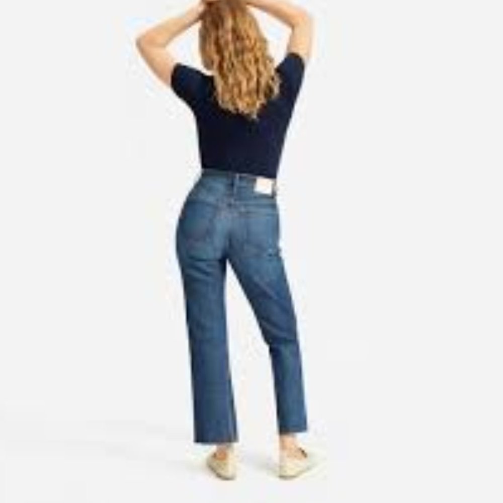 Everlane The Cheeky Raw Hem Crop Woman's Jean Size 33